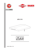 Rauch Behälterabdeckung, AP-X 18 | cover sheet AP-X 18 paigaldusjuhend