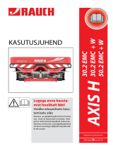 Rauch AXIS-H 50.2 EMC+W / 30.2 EMC / 30.2 EMC+W Kasutusjuhend