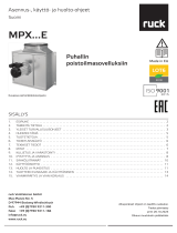 Ruck MPX 280 E2 Omaniku manuaal