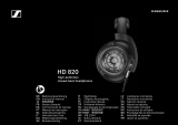 Sennheiser HD 820 Kasutusjuhend