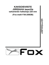 Fox FEM258 Kasutusjuhend