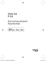 AUDIOSERVICE DUO 6 G5 Kasutusjuhend