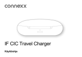 connexx IF CIC Travel Charger Kasutusjuhend