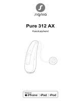 Signia Pure 312 3AX Kasutusjuhend
