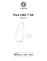 Signia Pure C&G T 5AX Kasutusjuhend