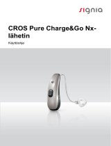 Signia CROS Pure Charge&Go Nx Kasutusjuhend