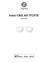 Signia Insio C&G 5AX ITC Kasutusjuhend