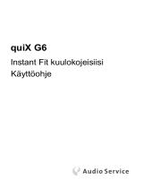 AUDIOSERVICE tune quiX G6 Kasutusjuhend