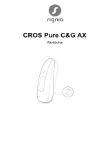 Signia CROS Pure C&G AX Kasutusjuhend