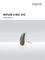Signia INTUIS 3 RIC 312 Kasutusjuhend