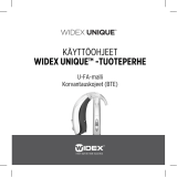 Widex UNIQUE U-FA 110 DEMO Kasutusjuhend