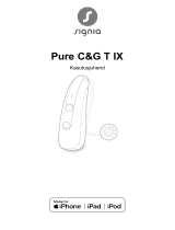 Signia Pure C&G T sDemo DIX Kasutusjuhend