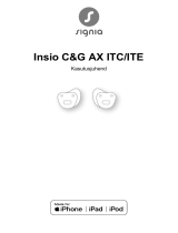 Signia Insio C&G 1AX ITC Kasutusjuhend