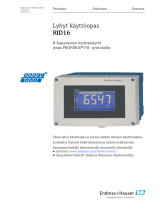 Endres+Hauser KA RID16 Short Instruction