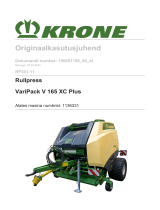 Krone BA VariPack V 165 XC Plus (RP301-11) Kasutusjuhend