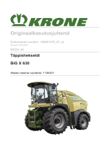 Krone BA BiG X 630 Stufe 3 (BX201-45) Kasutusjuhend