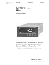 Endres+Hauser ria45 Short Instruction