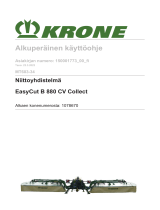 Krone BA EasyCut B 880 CV Collect (MT603-34) Kasutusjuhend