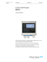 Endres+Hauser RA33 Short Instruction