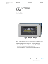 Endres+Hauser RIA46 Short Instruction