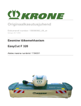 Krone BA EasyCut F 320 Kasutusjuhend