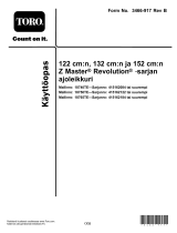 Toro Revolution Series Z Master MyRIDE® 122 cm 18740TE Kasutusjuhend