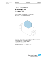 Endres+Hauser KA Flowmeter Proline 300 Short Instruction