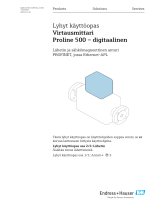 Endres+Hauser KA Flowmeter Proline 500 – digital Short Instruction