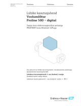 Endres+Hauser KA Flowmeter Proline 500 – digital Short Instruction