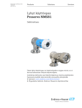 Endres+Hauser Proservo NMS81 Short Instruction